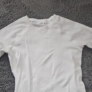Lululemon Athletica White Long Sleeve Top